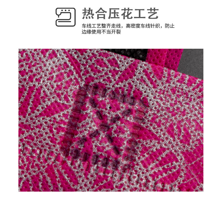 优质厂家生产定制个性创意喜庆送礼加厚凸印胶印手提无纺布袋